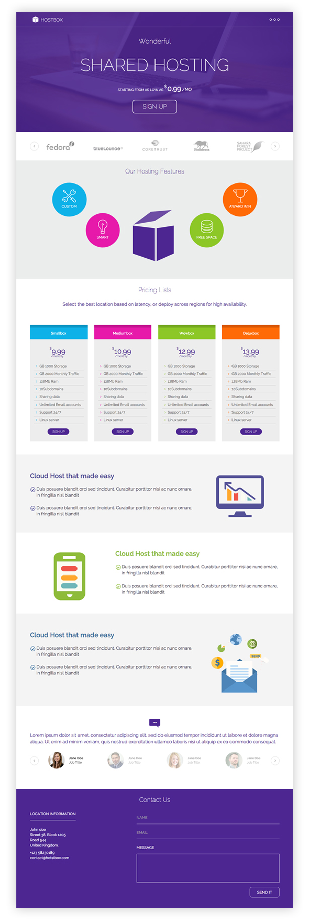 Hostbox WHMCS & HTML5 Landing Page - 3