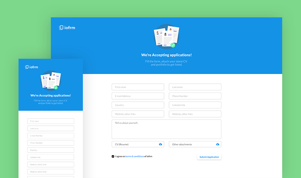 Iofrm - Login and Register Form Templates - 4