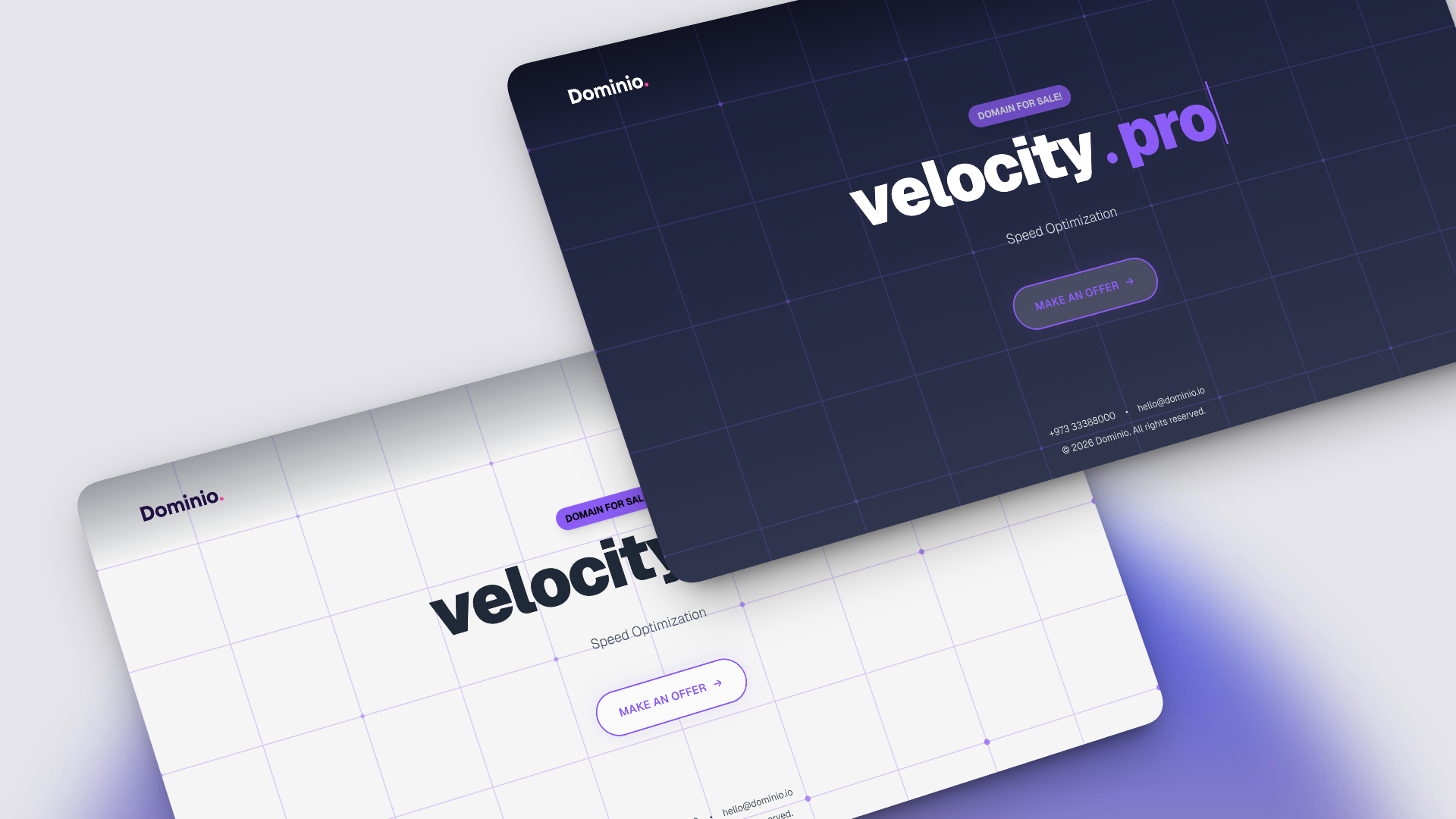 domain sales landing page next js